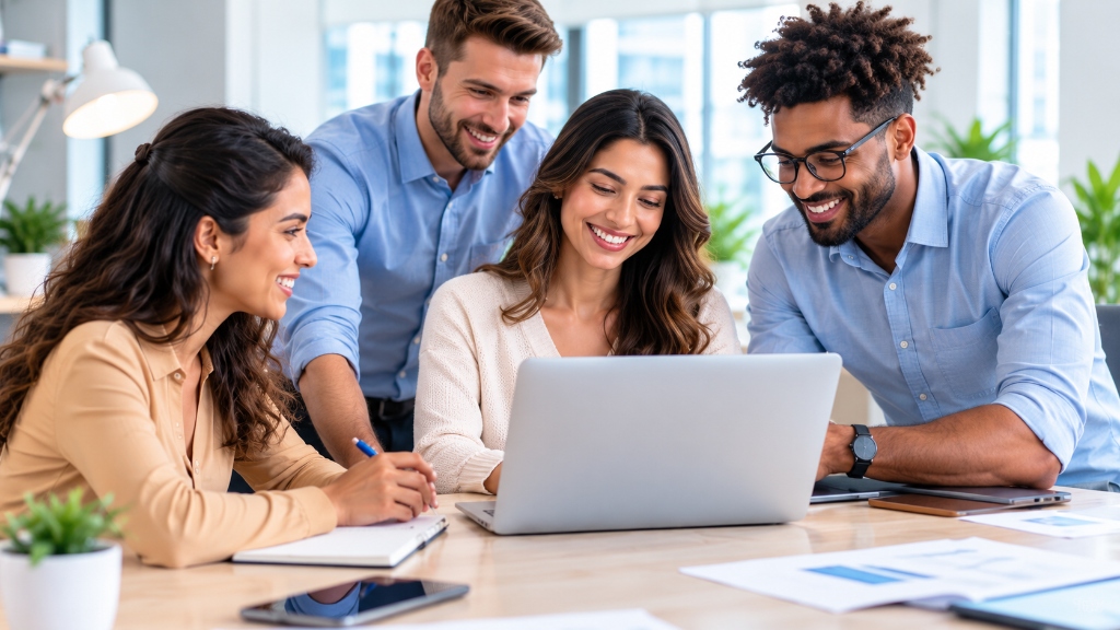 Professional Business Team Collaborating